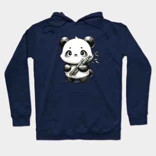 Cute Panda with Bamboo Shoot Hoodie